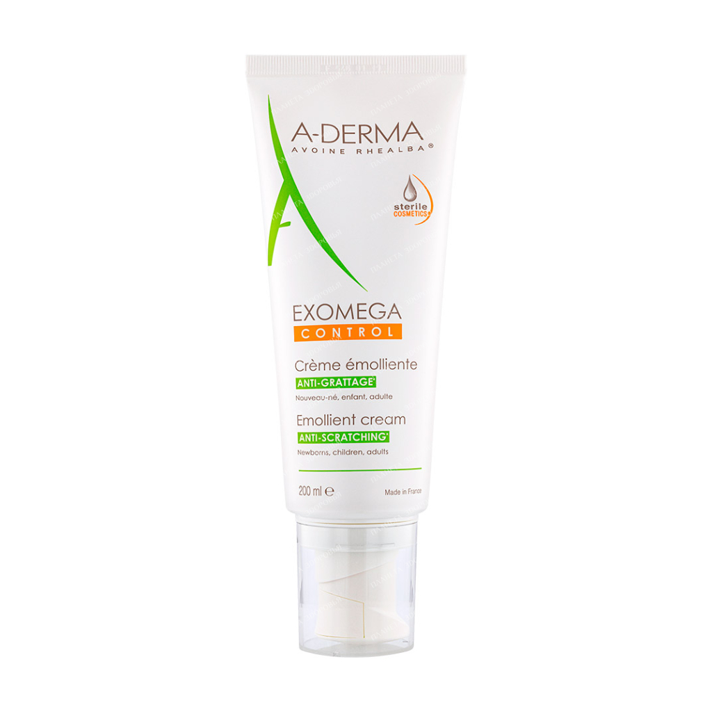 A-DERMA EXOMEGA CONTROL Emollient cream in sterile pack 200 ml