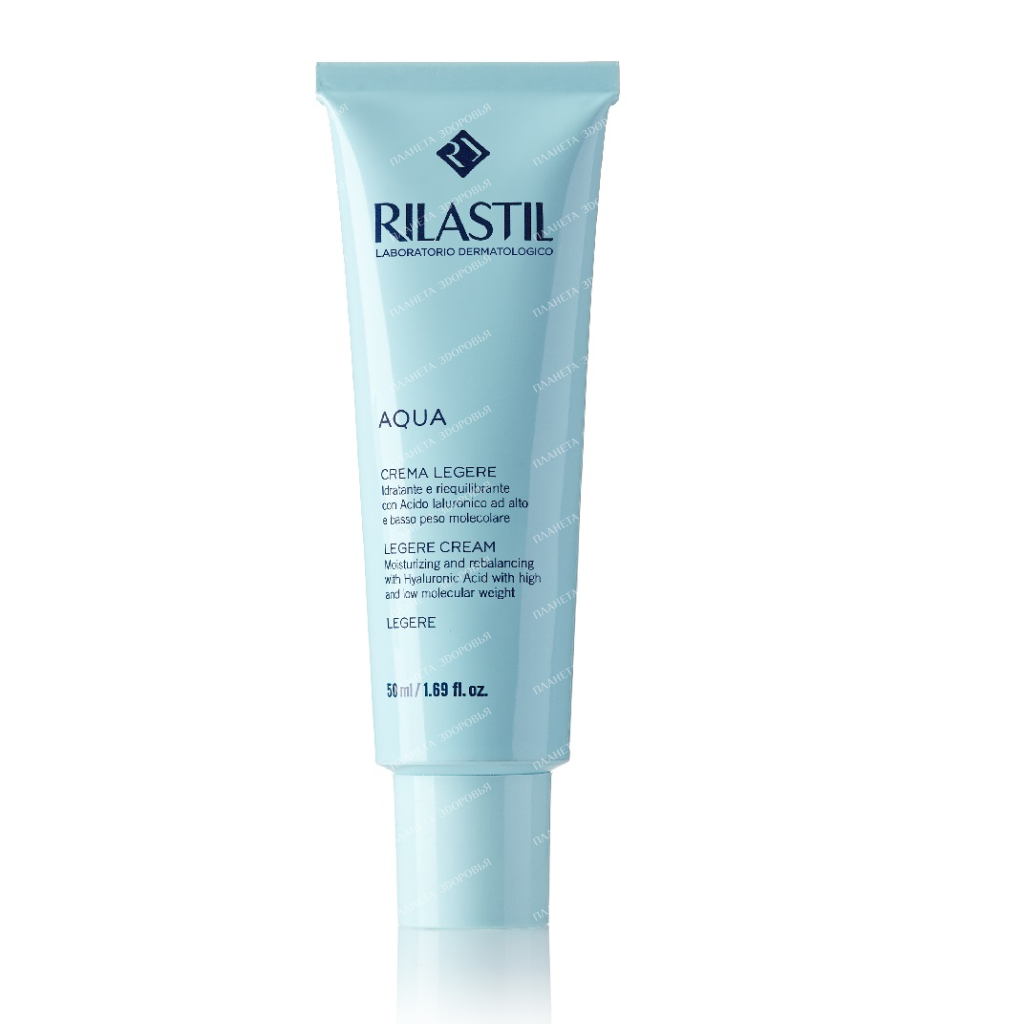 Rilastil AQUA Leger moisturizing and rebalancing cream, 50 ml