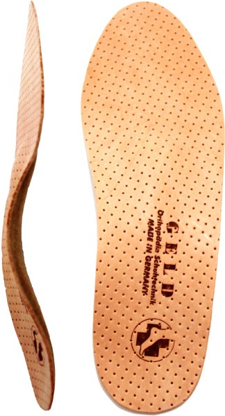 Leather Orthotic Insoles for Flat Feet & Foot Pain (Men & Women)