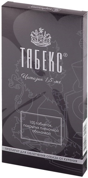 Tabex 1.5mg Film-coated Tablets (100 count)