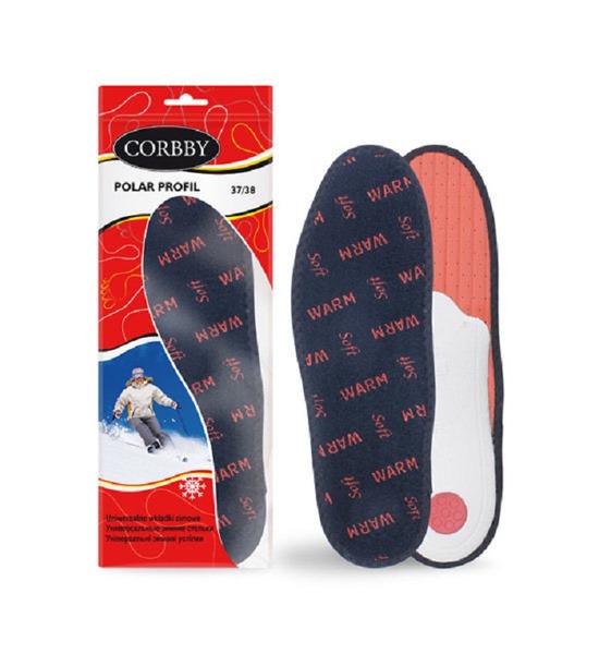 Polar Profile Orthotic Insoles for Flat Feet (Sizes 35-36)