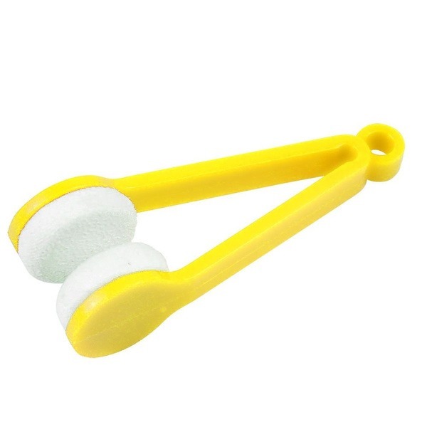 Mini Yellow Eyeglass Cleaning Tool (7x3x2cm)