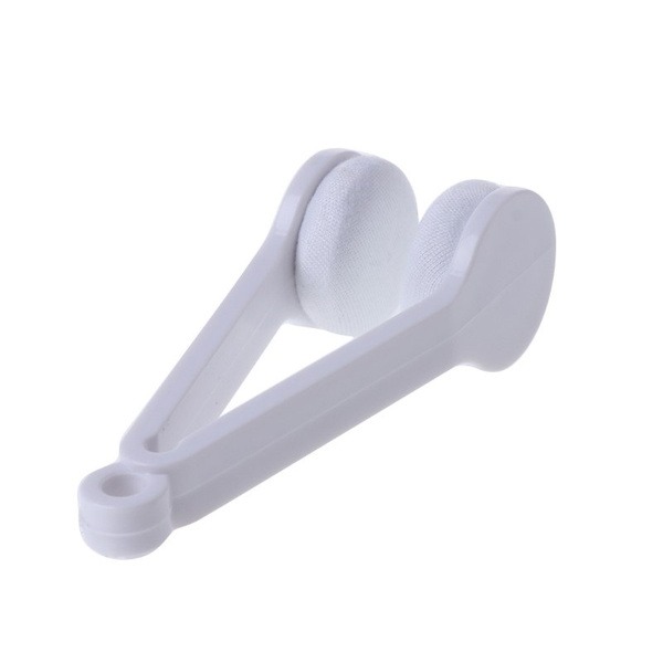 Mini White Eyeglass Cleaning Cloth (7x3x2cm)