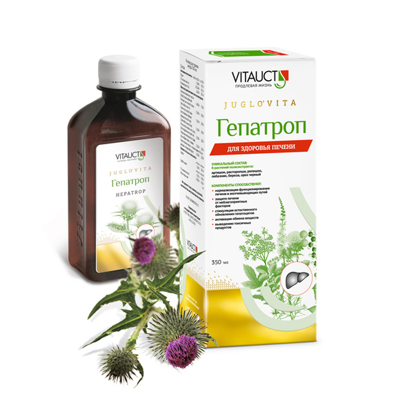 Hepatrop Vitauct Liver Support Supplement, 350ml