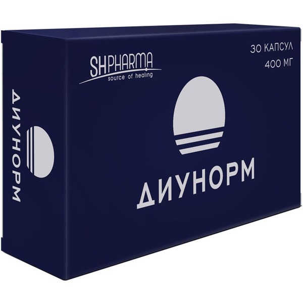 Diunorm for Nocturia: 30 Capsules, 400mg