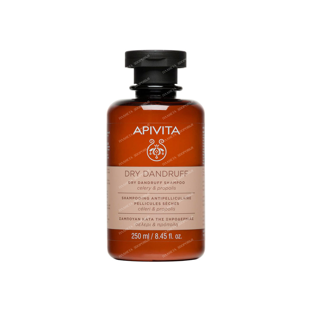 APIVITA Shampoo for dry scalp with celery and propolis / Dry Dandruff Shampoo Celery & Propolis, 250 ml