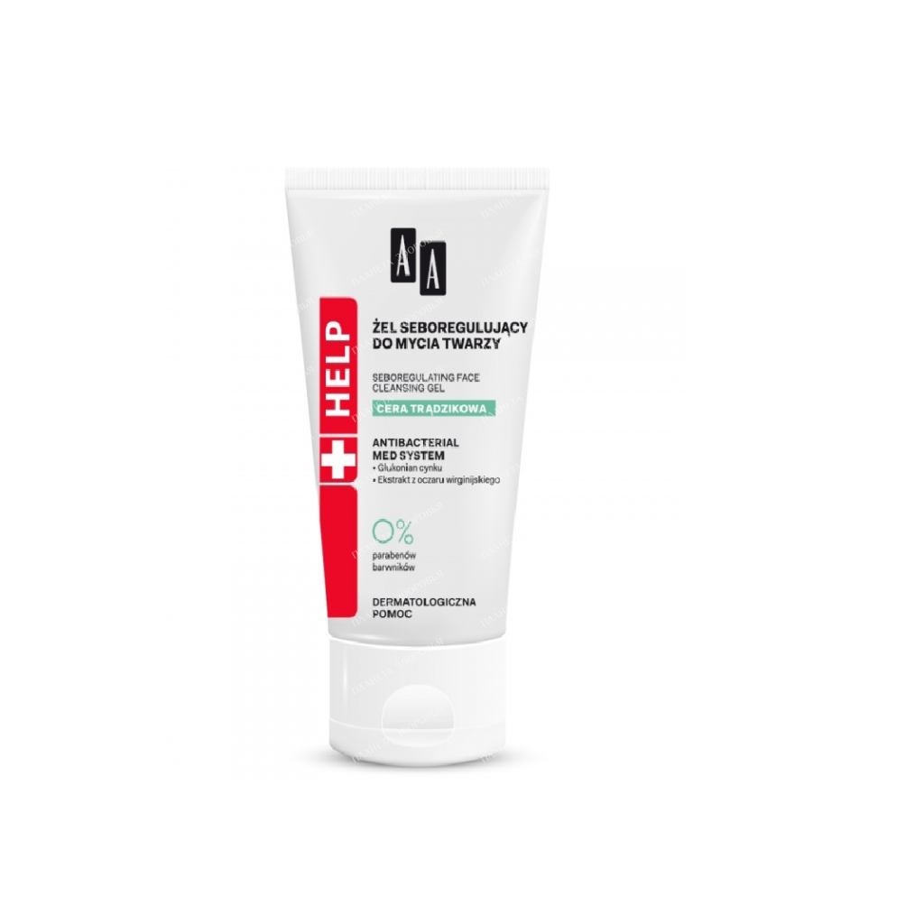 AA Help Acne Skin Seboregulating Facial Cleansing Gel, 150 ml