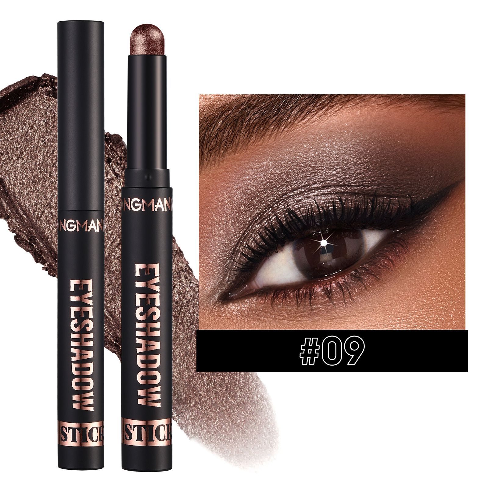 Woneup Long-Lasting Waterproof Eyeshadow Stick, 2ml