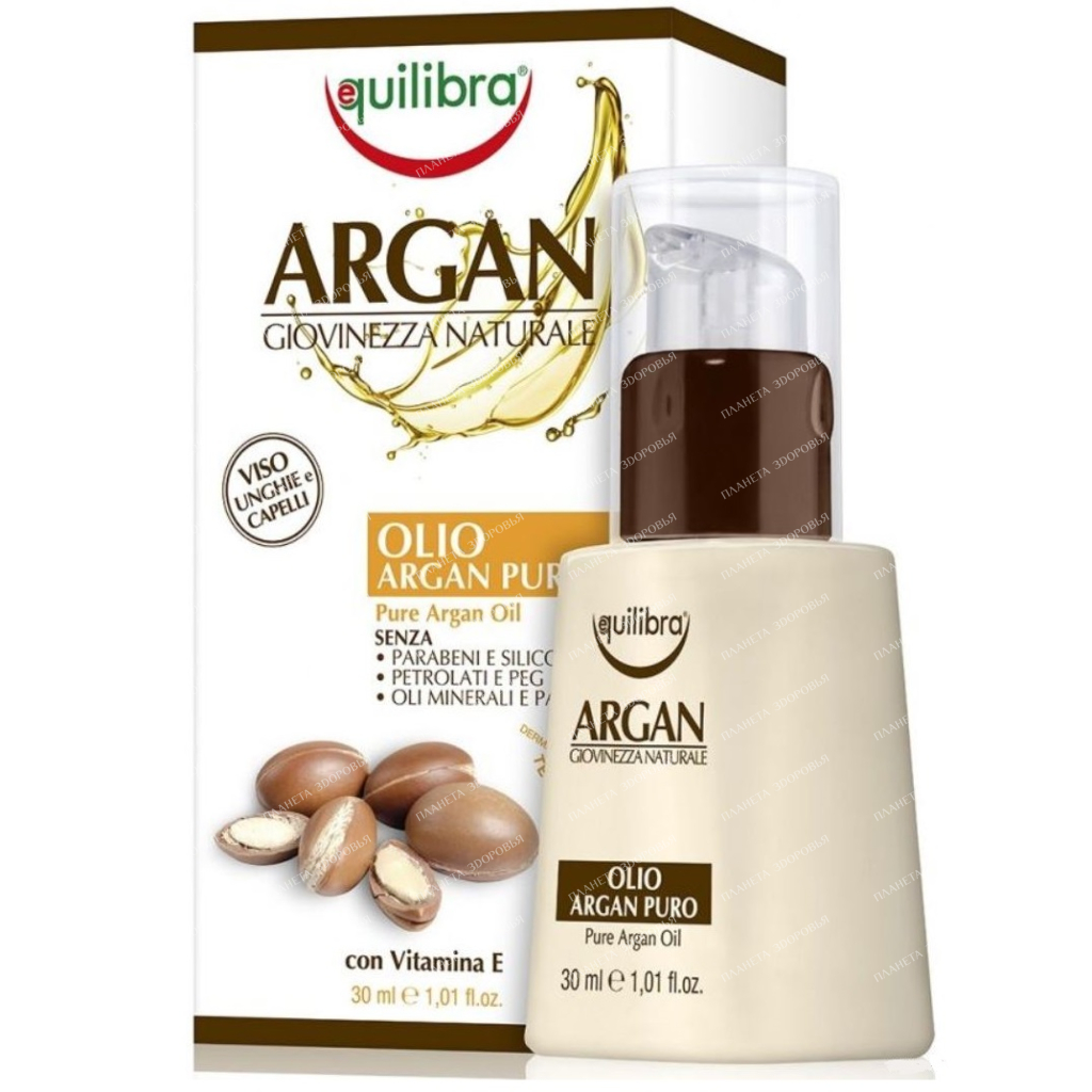 EQUILIBRA ARGANIA "Youth from nature" Pure argan oil, 30 ml