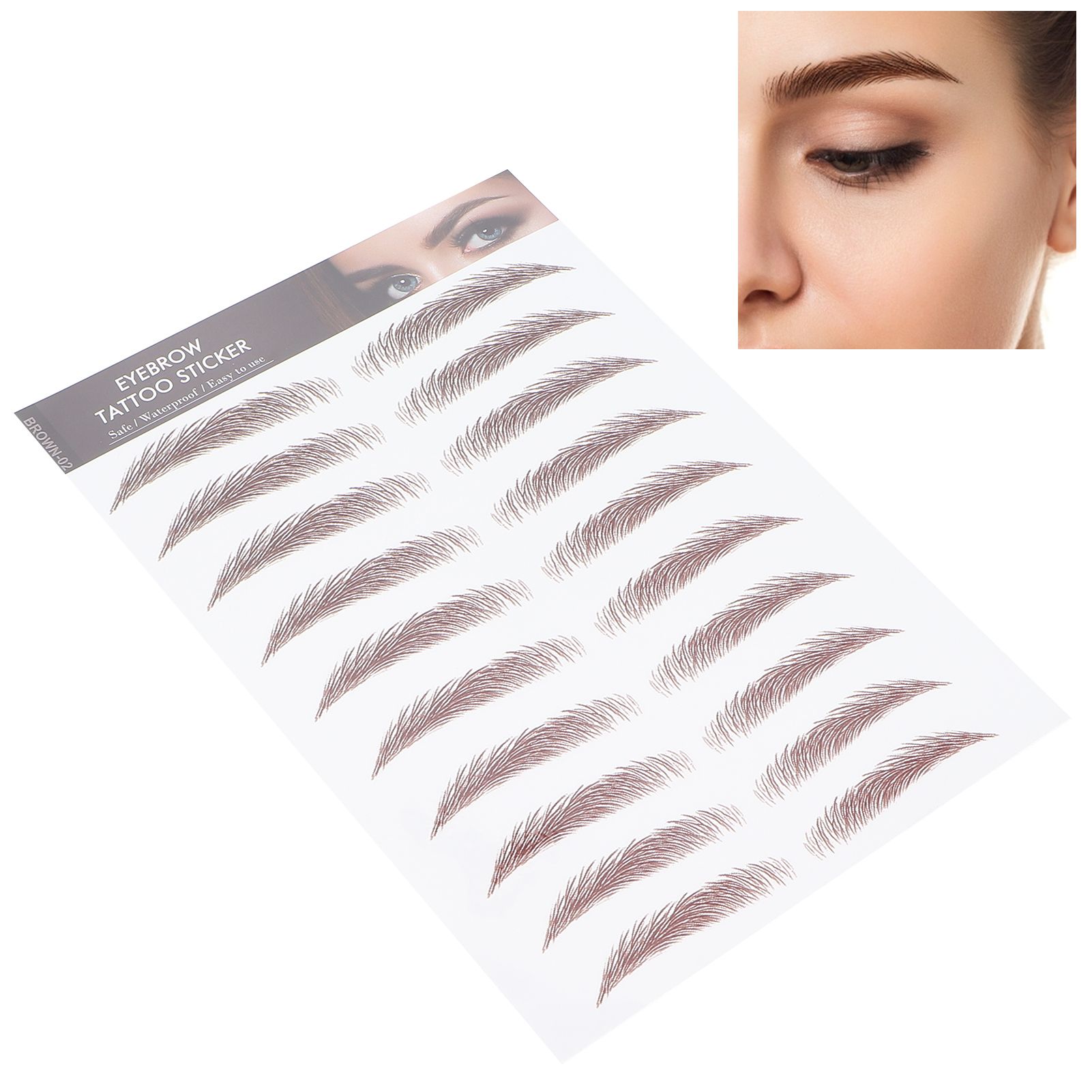 Qukeei Eyebrow Tattoo Sticker #1