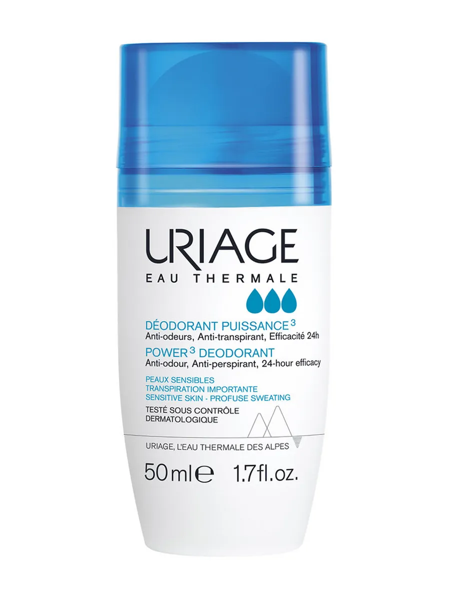 Uriage Roll-On Deodorant Triple Action 50 ml