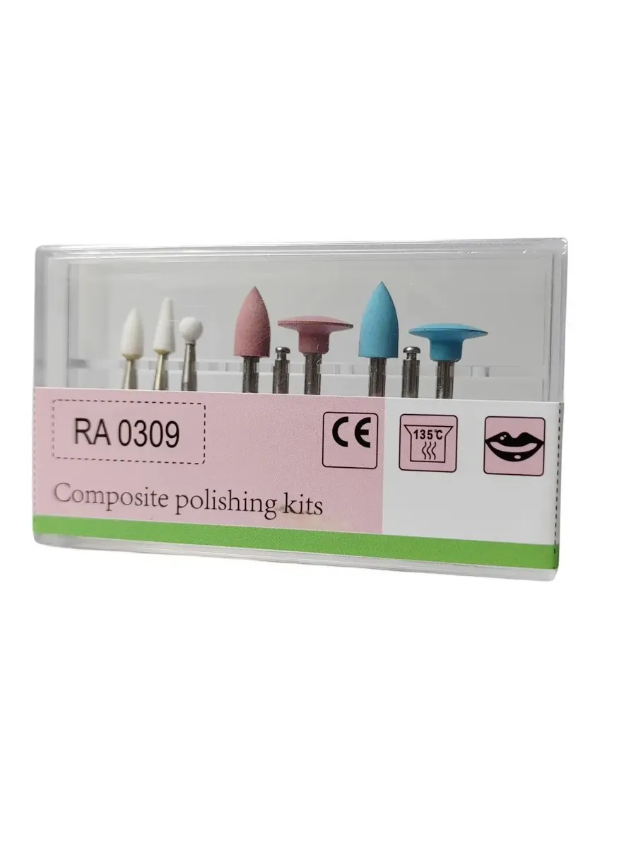 Jumtop Dental Composite Polishing Kit, RA0, 9 Pieces