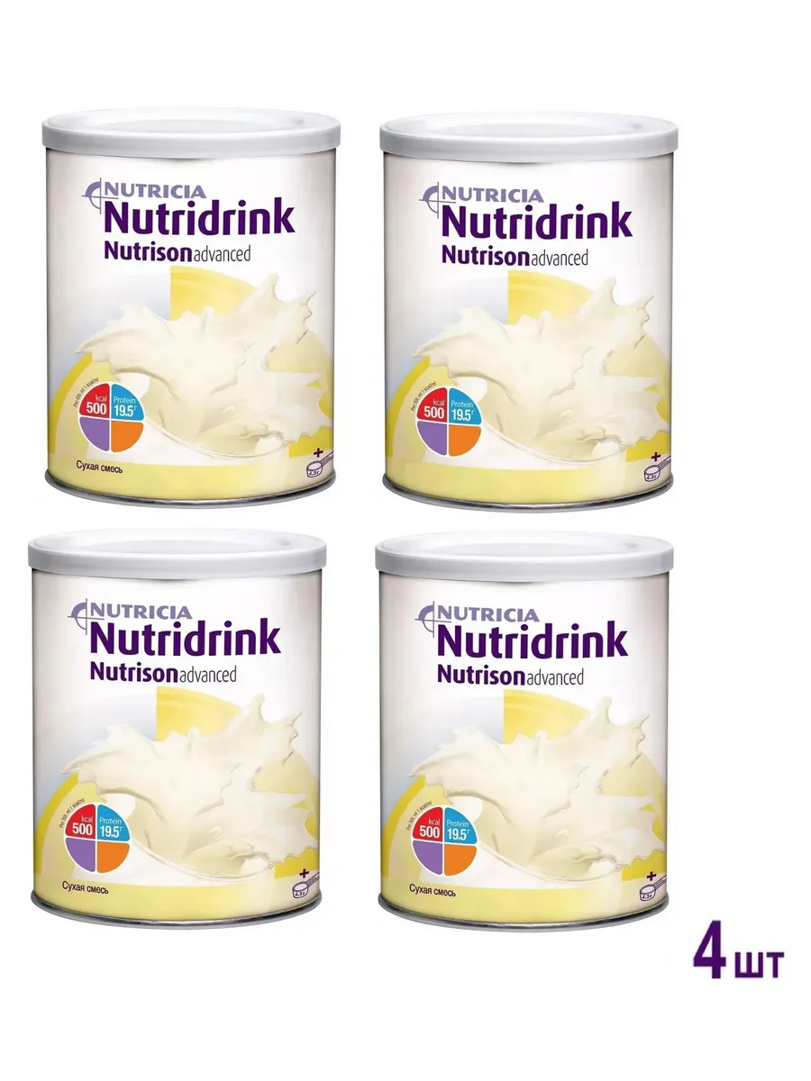 Nutridrink Nutrison Advanced Nutridrink Pack of 4 322 g