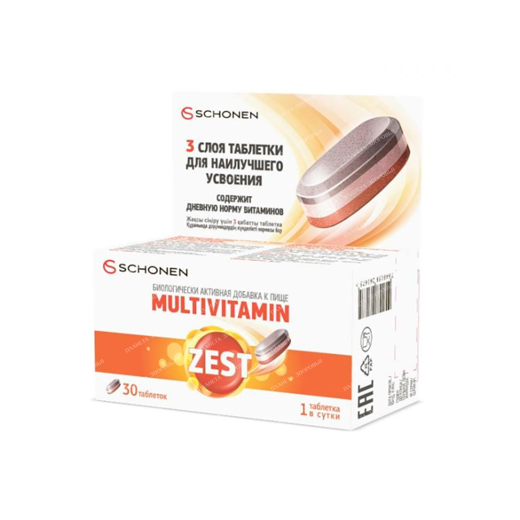 Zest® Multivitamin tablets №30