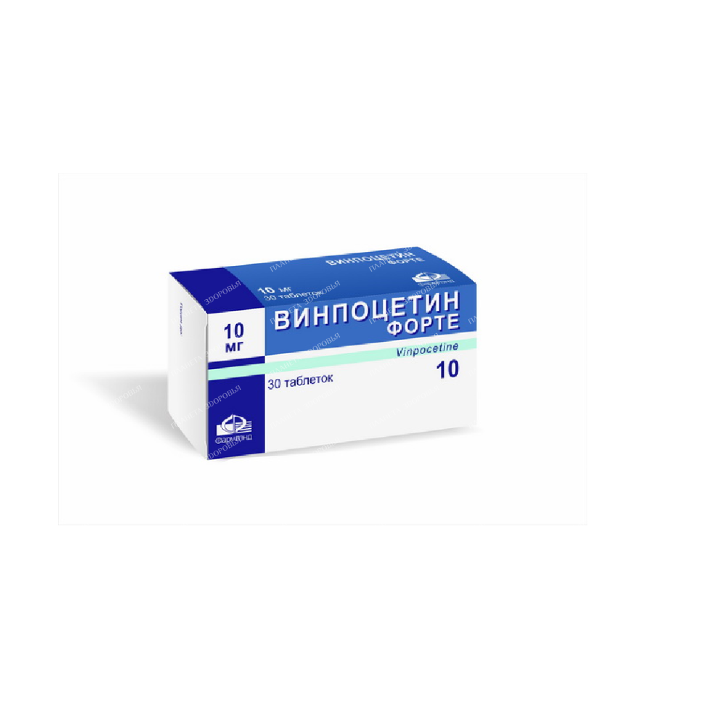 Vinpocetine forte tablets 10mg №10x3
