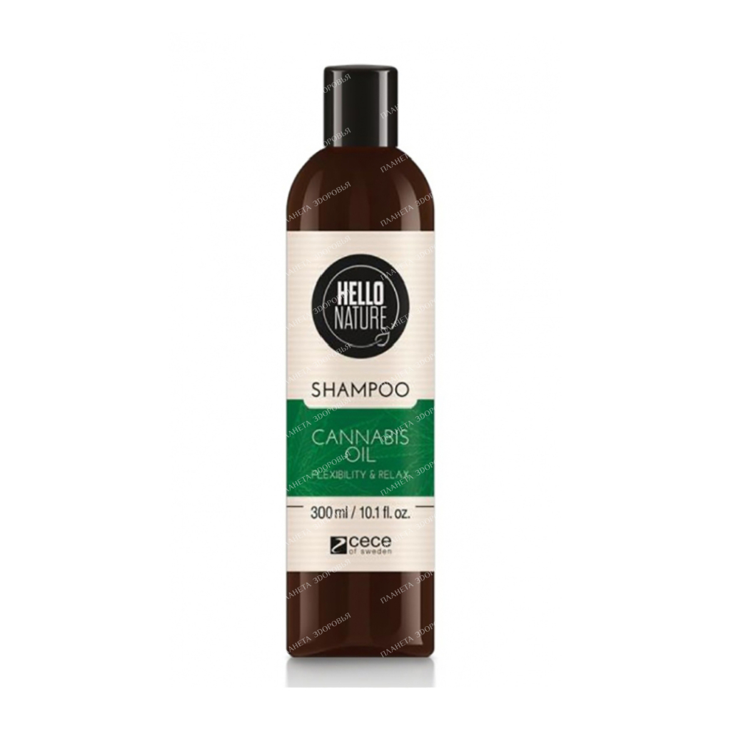 HELLO NATURE CANNABIS OIL Shampoo with hemp oil, 300ml