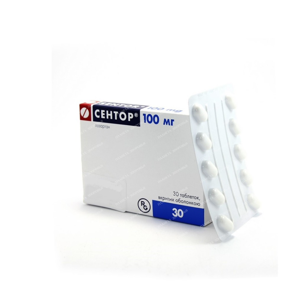 Sentor tab. p / captivity. about. 100mg in bl. in pack. №10х3