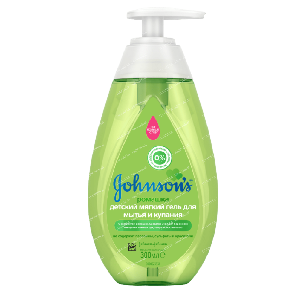 Johnson's Baby Soft Wash & Bath Gel, 300 ml