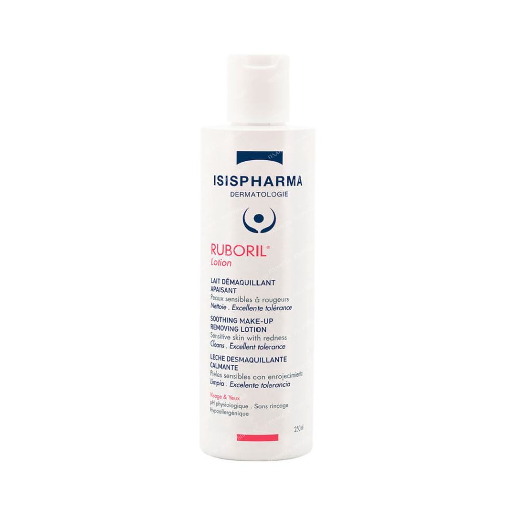 ISISPHARMA RUBORIL LOTION (Ruboril lotion) milk conc. make-up remover for Chuvs. and skl. to cover skin ,250ml