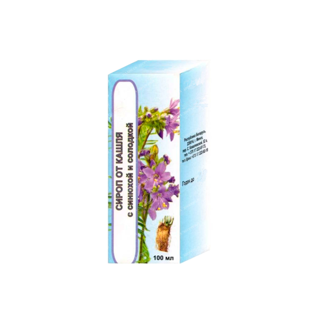 Cough syrup with cyanosis and licorice 100ml №1