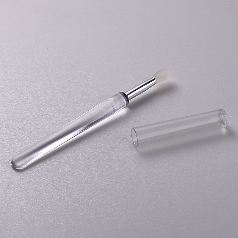 Cosmetic Applicator White Silicone Lip Brush