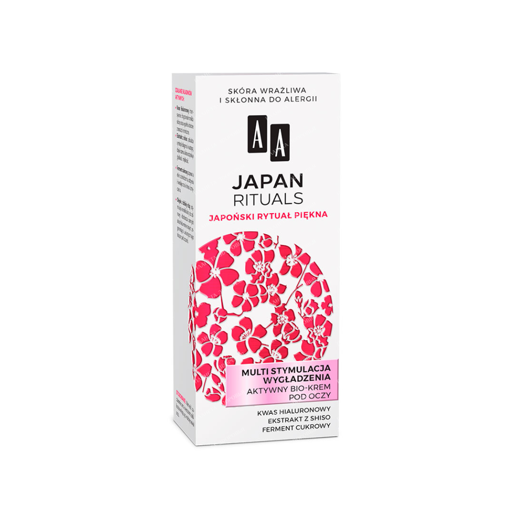 AA JAPAN RITUALS Active Bio-Cream for the skin around the eyes Multi-stimulation smoothing, 15 ml