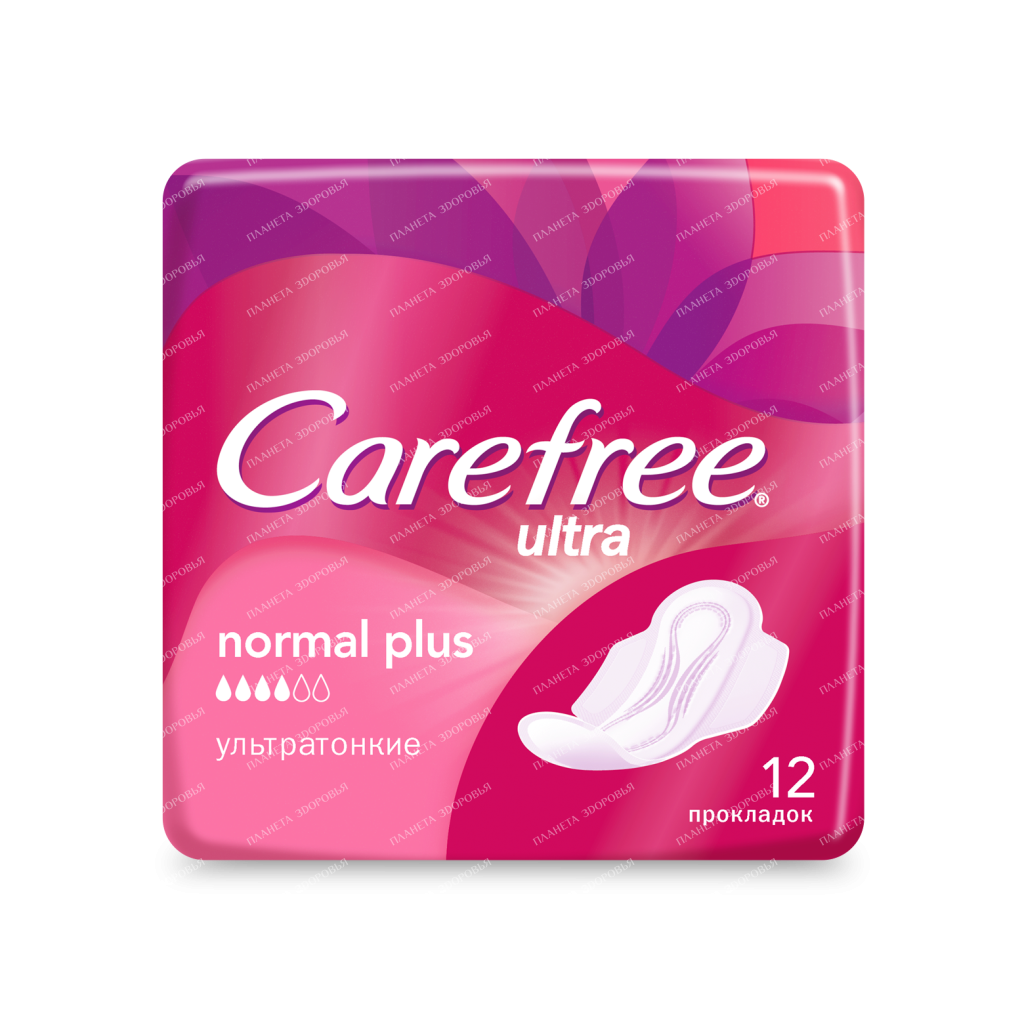 Carefree Ultra Normal Plus Panty liners, 12 pcs