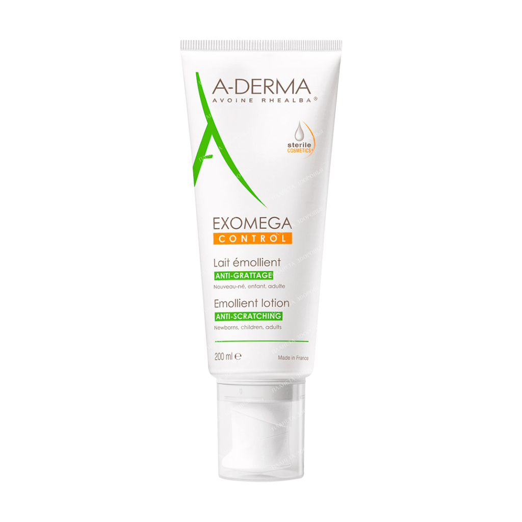 A-DERMA EXOMEGA CONTROL Emollient lotion in sterile pack 200 ml