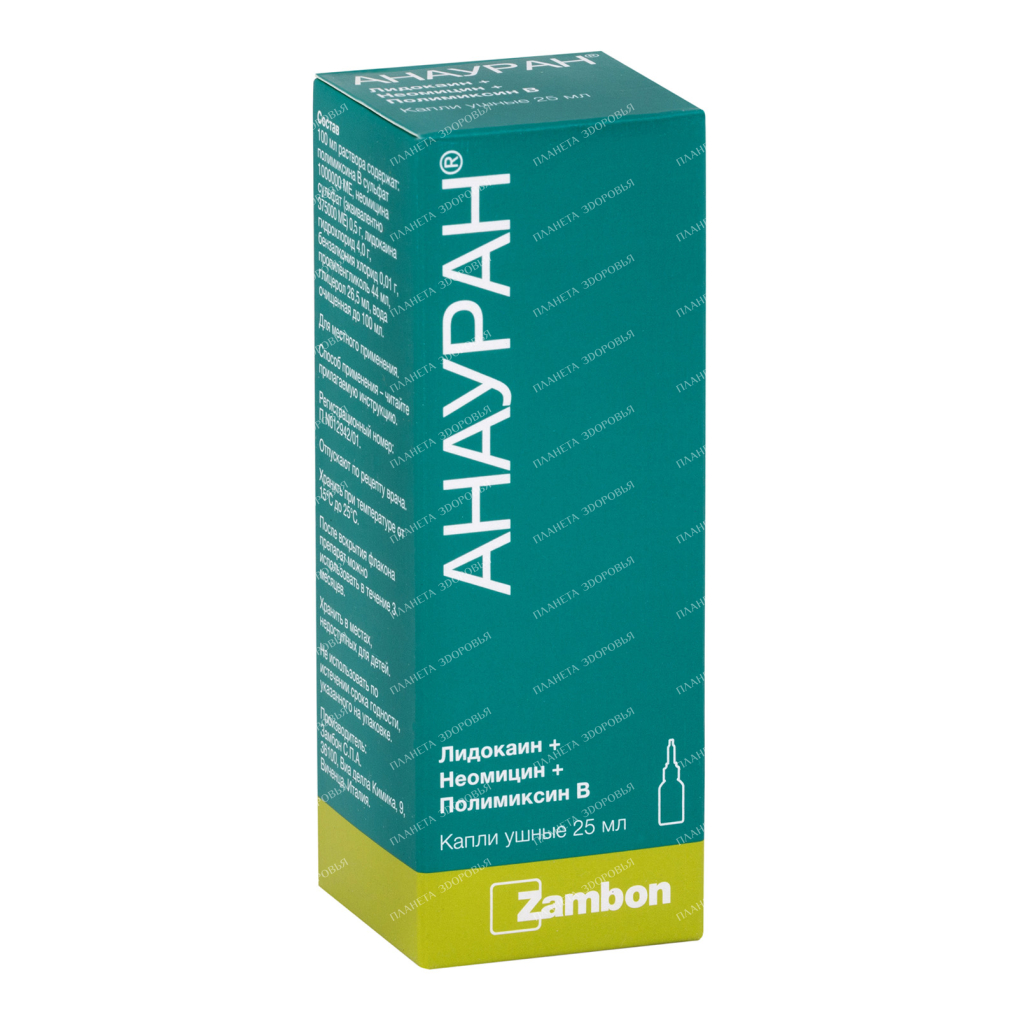 Anauran ear drops 25ml №1