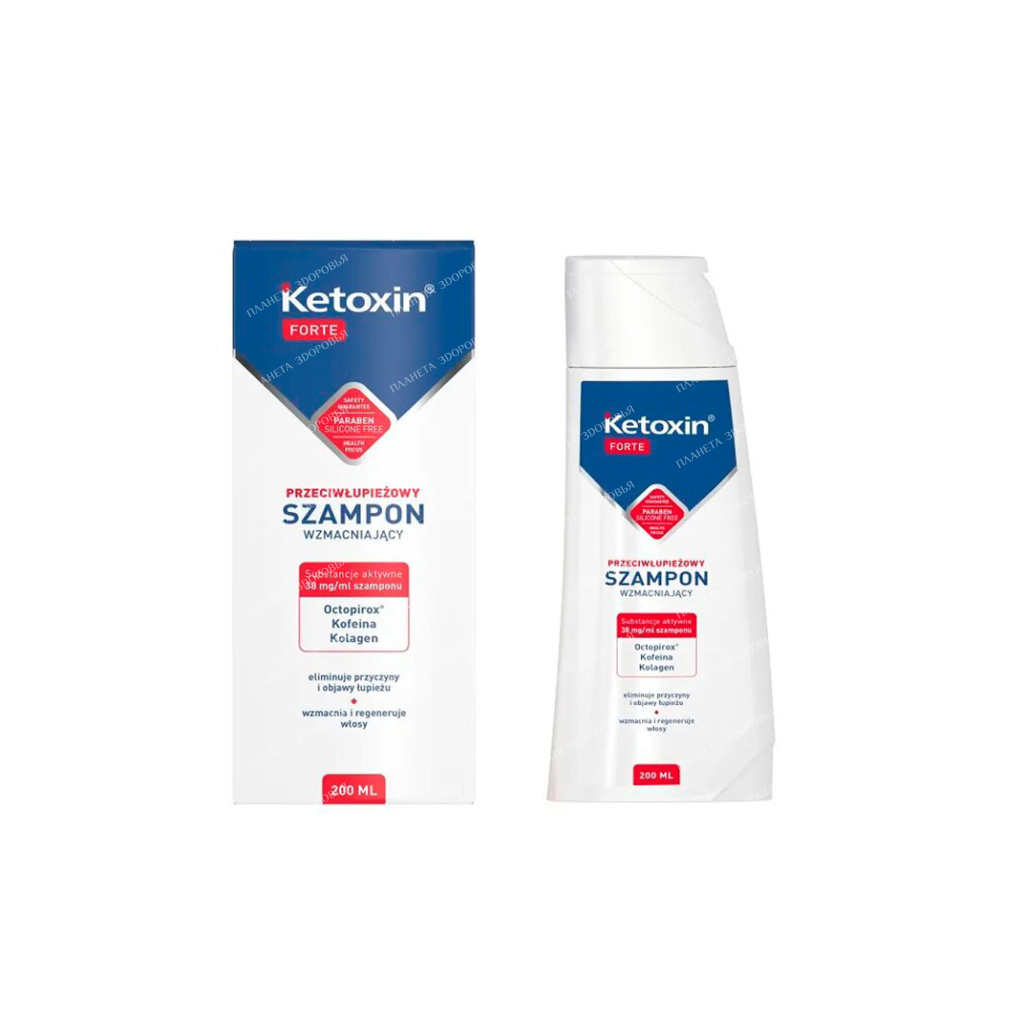 Ketoxin FORTE Firming Anti-Dandruff Shampoo, 200 ml