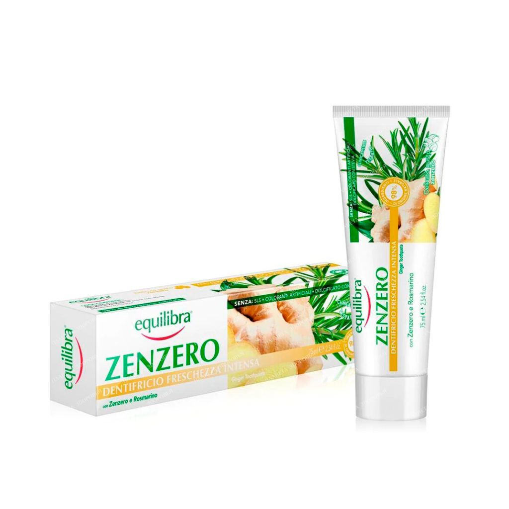 EQUILIBRA Ginger Toothpaste Active Freshness 75 ml