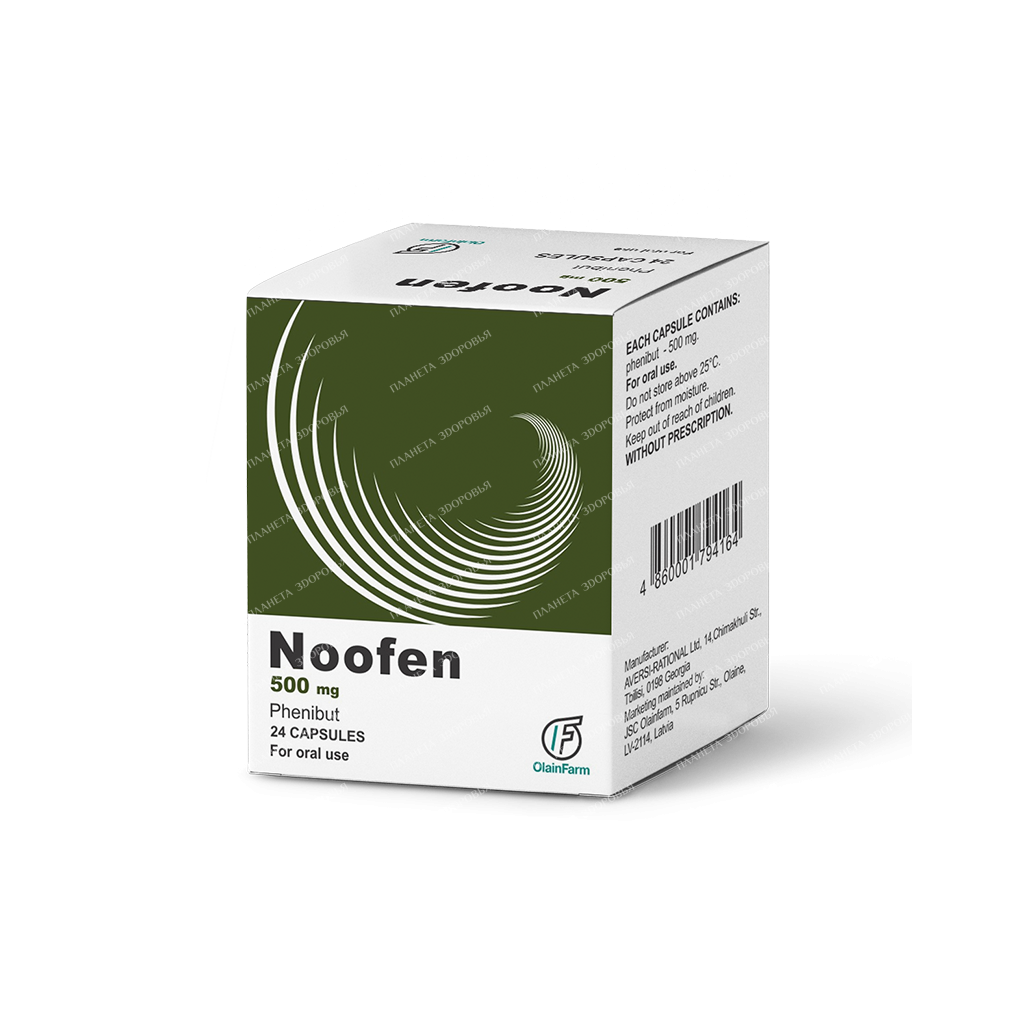 Noofen capsules 500mg №6x4