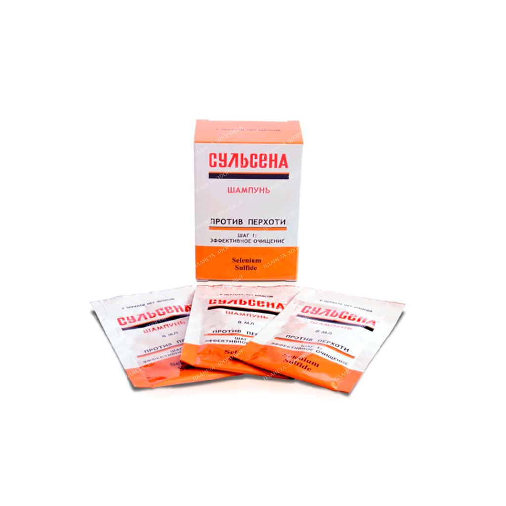 Sulsena Shampoo for hair against dandruff 8 ml