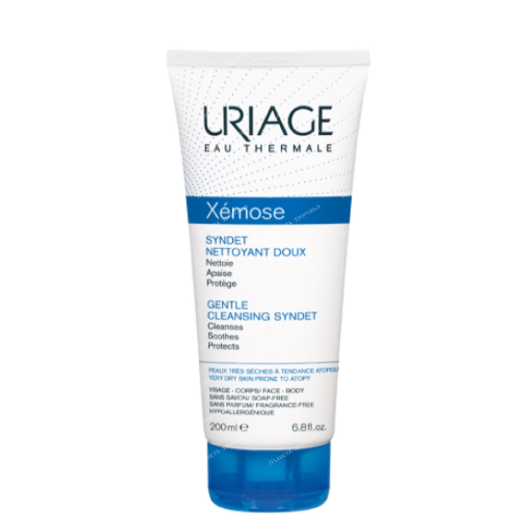 Uriage Gel soft KSEMOZ SINDET / Xemose Syndet cleansing, 200 ml