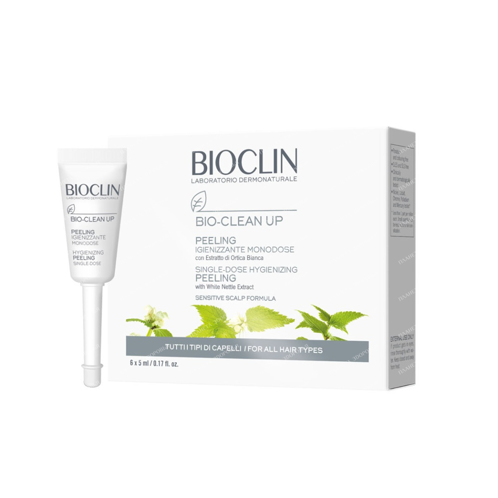 BIOCLIN BIO-CLEAN UP Peeling cream for all hair types, 6x5 ml