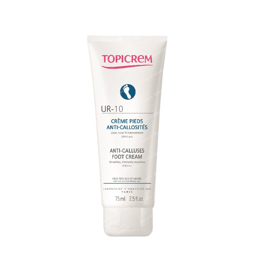 TOPICREM UR-10 Foot cream for corns and calluses, 75ml