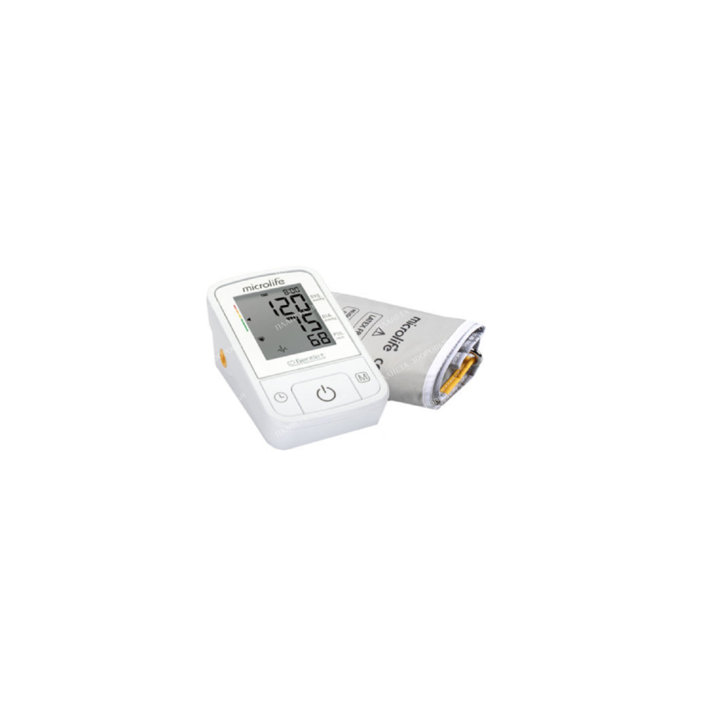 Electronic blood pressure monitor MicroLife model BP A2 Basic with accessories