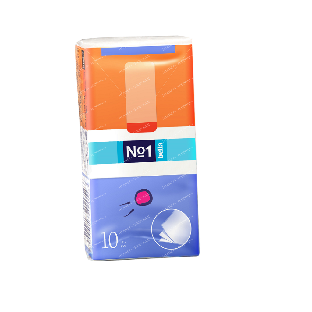 Bella № 1 Handkerchiefs paper hygienic nasal three-layer 10 pcs