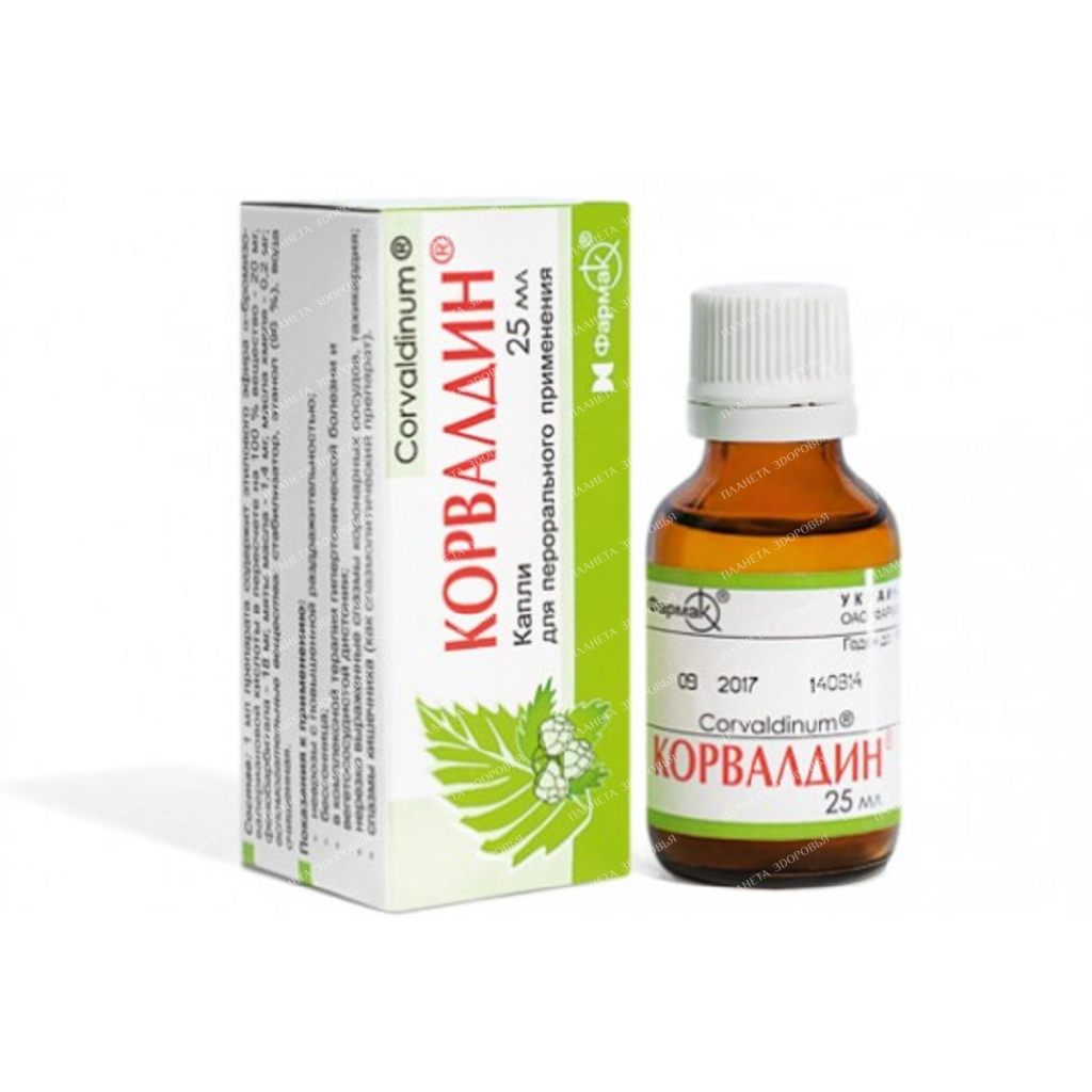Corvaldin drops for oral administration 25ml №1