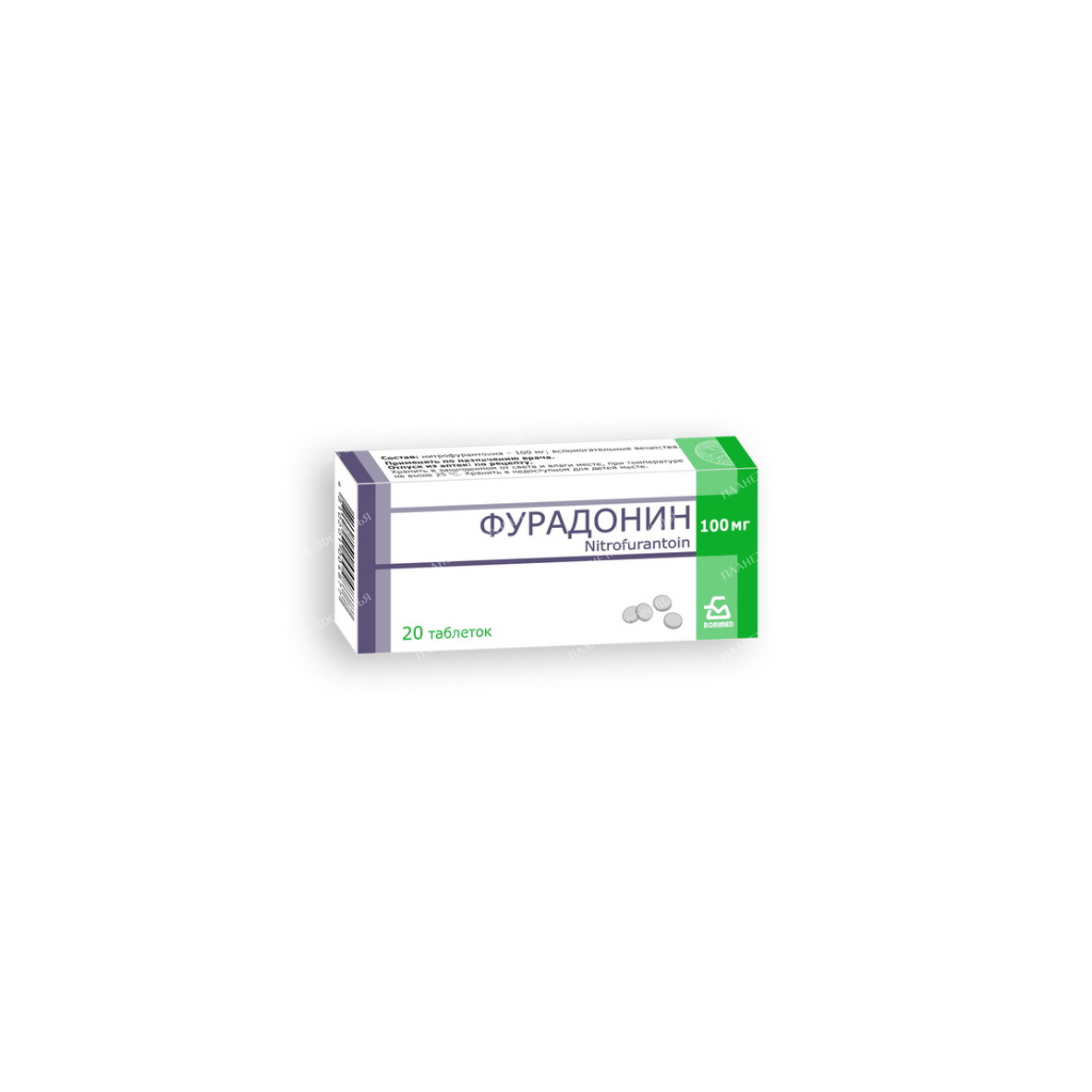 Furadonin tablets 100mg №10x2