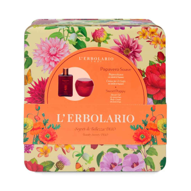 L'Erbolario Sweet Poppy Beauty Secrets Set Face Cream Set 200 ml, 250 ml