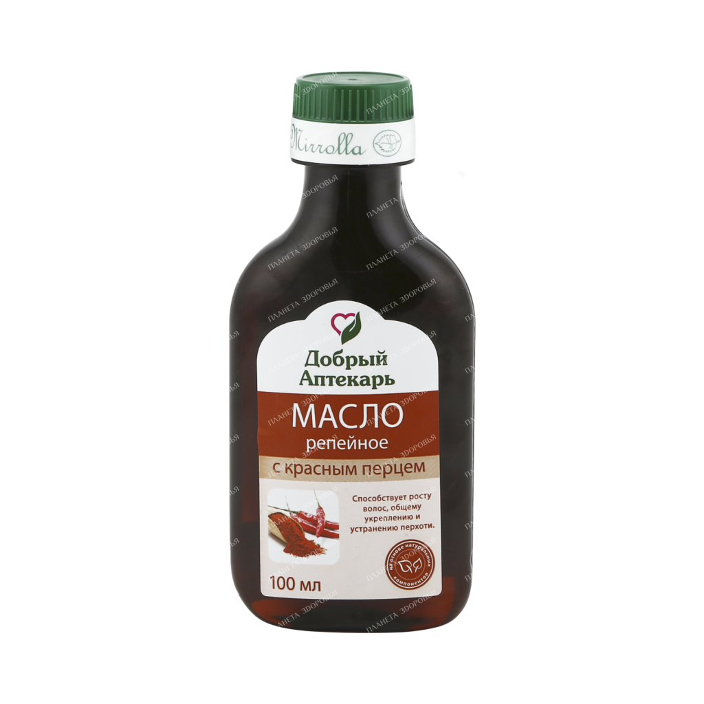Dobry pharmacist Burdock oil with red pepper, 100 ml