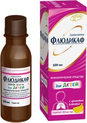 Pharmtechnology Fludicaf syrup, 20 mg / ml, 100 ml.