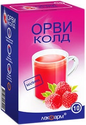 Lekpharm ORVIKold raspberry powder, 10 Pak. 10 g each