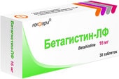 Lekpharm Betagistin-Lf, 16 mg, 30 tablets