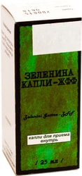 Vishpha Zelenin drops, 25 ml.