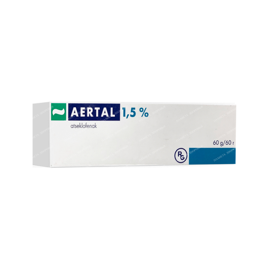 Aertal cream 1.5% 60g №1