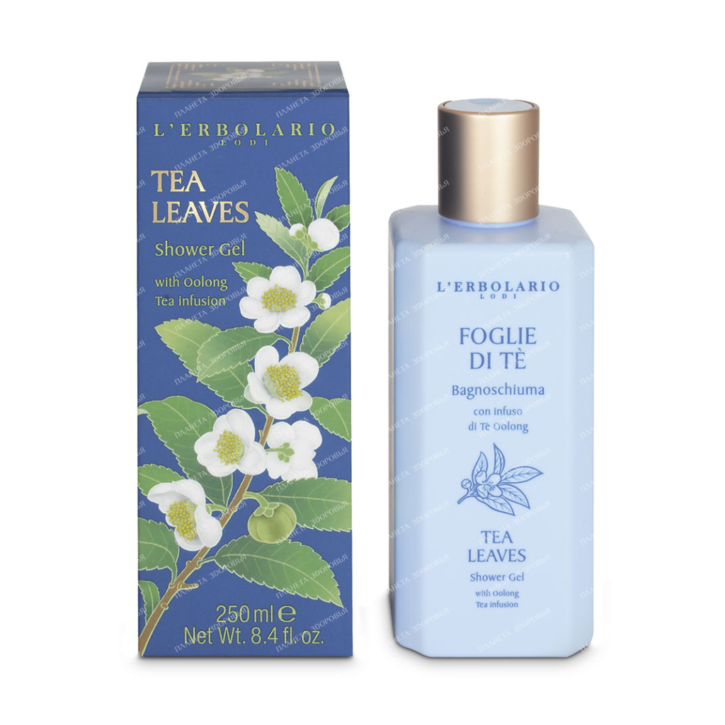 L'Erbolario "TEA LEAVES" Gel-foam bath and shower, 250 ml