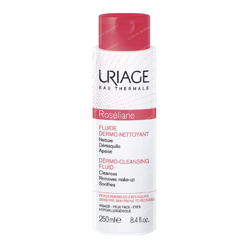 Uriage ROSELIANE FLUIDE facial emulsion / Roselian dermo-cleansing, 250 ml