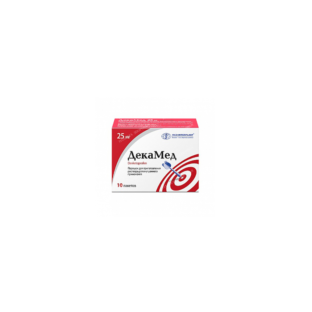 DecaMed powder for solution for oral administration 25mg in bags No. 10
